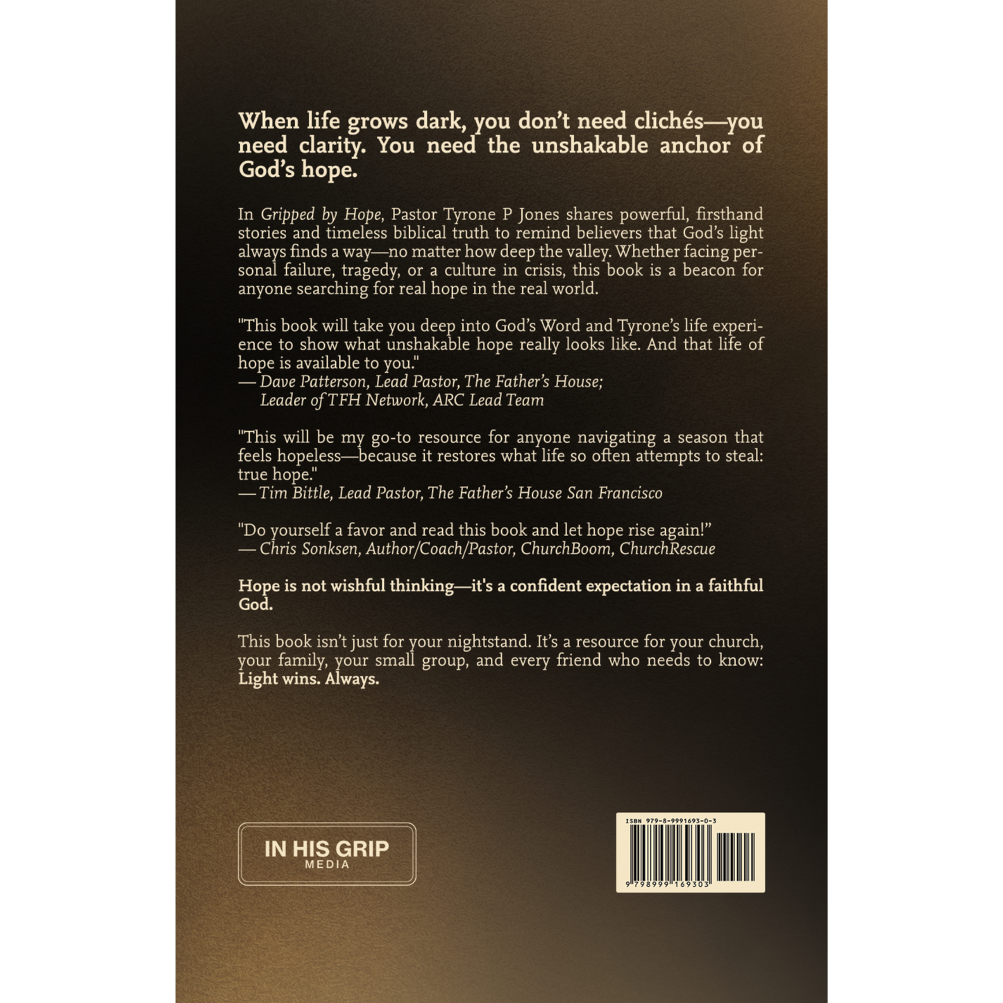 Gripped By Hope [PRE-ORDER]